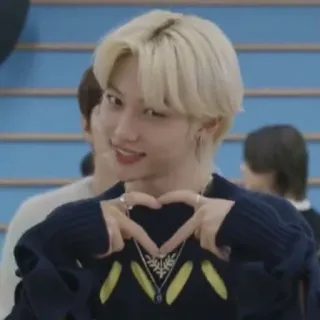 💗 83d1f716 ポートレート, 人物, ハート, K-POP, 有名人, Felix telegram sticker