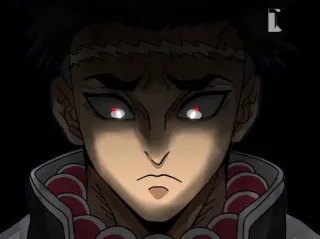 💀 eea82bcd Gyomei Himejima Demon Slayer 悲鸣屿行冥, 鬼灭之刃, 动漫, 漫画, 岩柱 telegram sticker