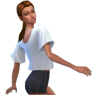 π eda0fc0a The Sims sims, game, woman, sim telegram sticker