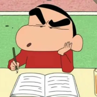 ☄ 1427564b Shin-chan Crayon Shin-chan Crayon Shin-chan, Anime, Dessin animé, Écriture, Études, Shin-chan telegram sticker