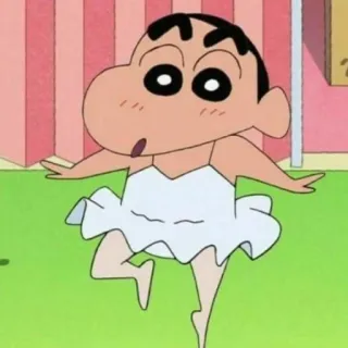 👙 2453e319 Shin-chan Nohara Crayon Shin-chan Anime, Dessin animé, Drôle, Danse, Crayon Shin-chan, Shin-chan telegram sticker