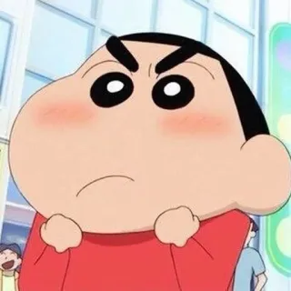 🌱 296abed8 Shin-chan Anime, Kreskówka, Shin-chan, Postać telegram sticker