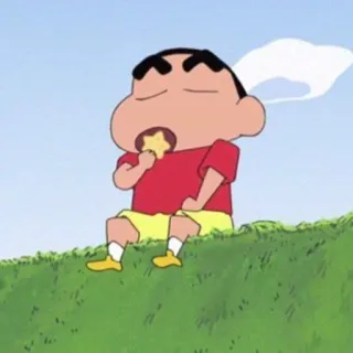 🌱 b5094637 Shin-chan Crayon Shin-chan Kreskówka, Anime, Przekąska, Crayon Shin-chan, Shin-chan telegram sticker