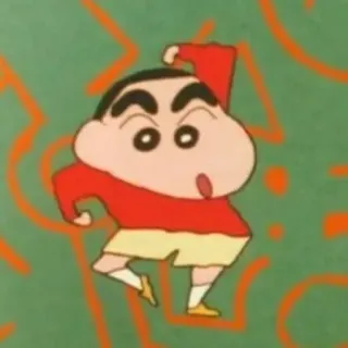 🌱 f0890786 Shin-chan Crayon Shin-chan Kreskówka, Anime, Postać, Crayon Shin-chan, Shin-chan telegram sticker