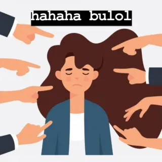 😆 94edecfe hahaha bulol harcèlement, pression sociale, harcèlement moral, humiliation telegram sticker
