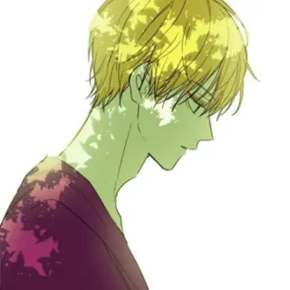 ✨ 66b0c30e Anime, Manga, Personnage, Homme, Cheveux Jaunes, Illustration telegram sticker