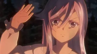 💦 6d9dd360 Anime, Gadis, Karakter, melambai telegram sticker