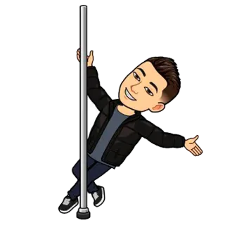 ✌️ 6d1d58b1 卡通, 角色, Bitmoji, 姿势 telegram sticker