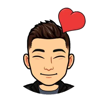 ❤️ d50153ff Bitmoji, 卡通, 头像, 爱, 心 telegram sticker