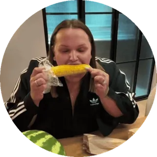 🌟 aeb9d9f2 persona, mais, cibo, mangiare telegram sticker