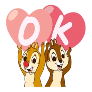 Чип и Дейл  telegram stickers