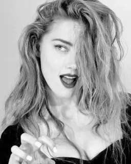 ⚜ 47dec5f6 donna, ritratto, bianco e nero, attrice, celebrità, viso whatsapp sticker