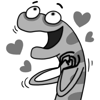 🥰 8b108f24 卡通, 角色, 搞笑, 愚蠢, 怪物, 眼睛 whatsapp sticker