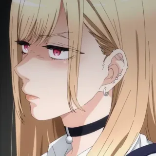 😒 00acc489 Marin Kitagawa My Dress-Up Darling Anime, Manga, Cosplay, Gadis, Lucu whatsapp sticker