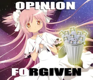 😆 160ca42f Madoka Kaname Puella Magi Madoka Magica OPINION FORGIVEN Anime, Sihir, Sampah, Pendapat, Dimaafkan whatsapp sticker