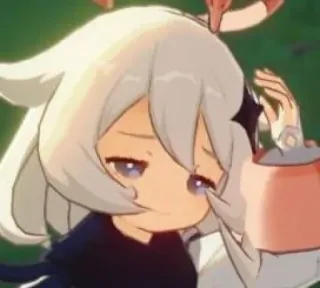 😅 b5771805 Paimon Genshin Impact Anime, Paimon, Genshin Impact, Video game, Kawaii, Sedih whatsapp sticker