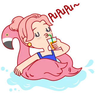 Sister Trip telegram stickers