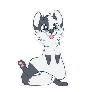 🐕 cab9c32c Мультик, Животное, Милый, Пушистый, Рисунок, Стикер telegram sticker
