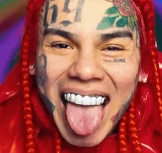 🧑‍🎤 0013bb3b 6ix9ine rapero, música, cantante, celebridad, retrato, cara telegram sticker