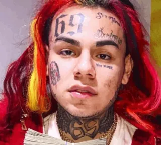 🧑‍🎤 d4e28135 Tekashi 6ix9ine rapero, música, persona, celebridad telegram sticker