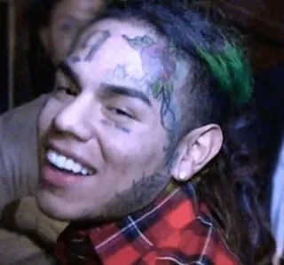 🧑‍🎤 ffbef81e Tekashi 6ix9ine rapero, música, retrato, persona, 6ix9ine, Tekashi telegram sticker