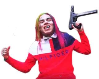 🕺 e8c661a3 pistola, rapper, offensivo, gangster telegram sticker