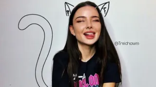 🍷 d8cb6c85 @Tnrichawm 여자, 고양이 귀, 인물 사진, 십대, 소녀 whatsapp sticker