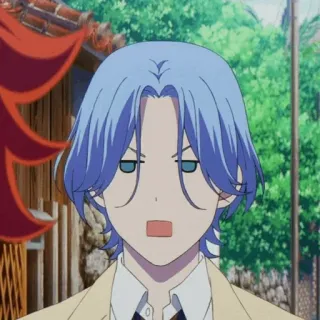 🛹 6630f5eb Reki Kyan SK8 the Infinity Anime, Personaje, SK8 the Infinity, Animación, Pelo azul telegram sticker