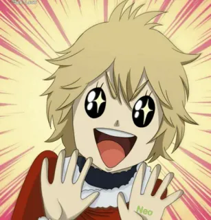 🛹 eb6b440e Neo Anime, Dibujos animados, Feliz, Emocionado, Alegre, Lindo, Personaje telegram sticker