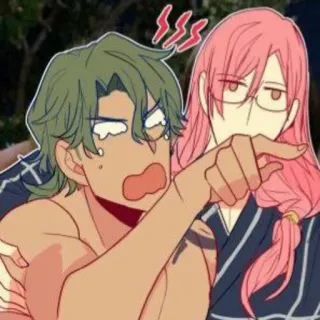 😡 34eae90f 만화, 밈, 가리키는, 외치는, 애니메이션, 만화 telegram sticker