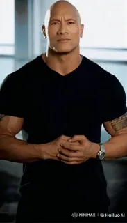🤩 9703ea09 Dwayne Johnson actor, muscle, celebrity, the rock, bald whatsapp sticker