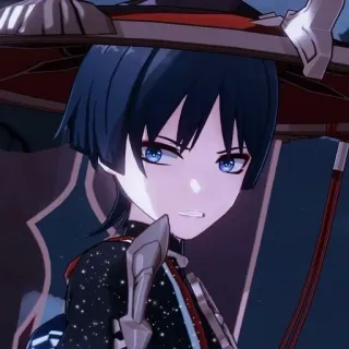 😡 007e1574 Wanderer Genshin Impact Anime, Juego, Scaramouche, Vagabundo, Genshin Impact telegram sticker