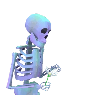 Skeleton 💀 by @GIFSTIKI telegram stickers