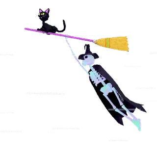 Skeleton 💀 by @GIFSTIKI whatsapp stickers