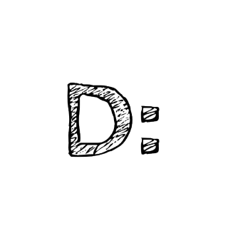 π¨ 2eee30f7 D: letter d, text, expression telegram sticker