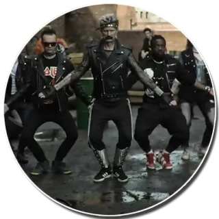 🕺 54d363f3 tari, jalan, grup, mode, gaya whatsapp sticker