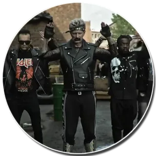 🕺 b12ef1eb orang, pria, mode, gaya, jaket kulit, berpose, street style whatsapp sticker