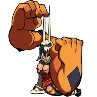 😜 b0619b59 Squigly Skullgirls video game, fighting game, anime, monster, character telegram sticker