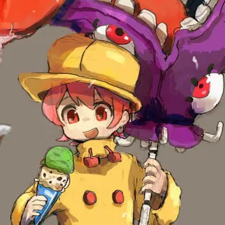 😃 a6293b6a anime, cartoon, character, ice cream, cute telegram sticker