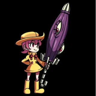 🙃 b992474a Parasol Skullgirls cartoon, girl, game character, video game, anime telegram sticker