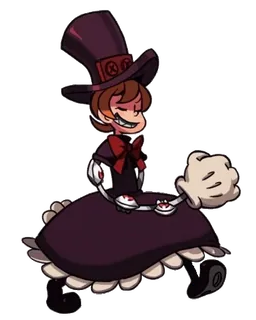 🦚 5a09464e Valentine Skullgirls ビデオゲーム, アニメ, キャラクター, 看護師, Skullgirls, Valentine telegram sticker