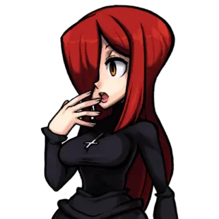 SkullGirls telegram stickers