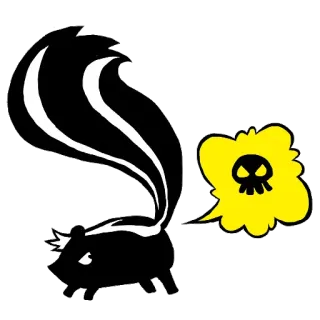 stolenPixivSkunk telegram stickers