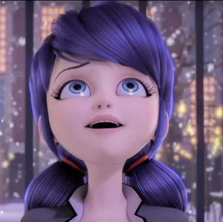 🌟 9b043dfd Marinette Dupain-Cheng Miraculous: Tales of Ladybug & Cat Noir 마리네뜨, 레이디버그, 애니메이션, 만화, 미라큘러스, 애니메이션 whatsapp sticker