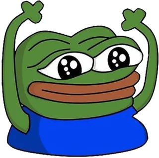 🐸 0c6e5edd Pepe the Frog pepe, żaba, mem, emotikon, szczęśliwy, radość telegram sticker
