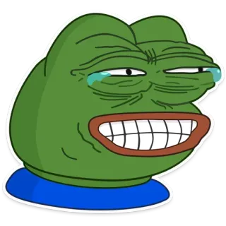 🐸 58018c4e Pepe the Frog Mem, Żaba Pepe, Mem internetowy, Kreskówka, Żaba telegram sticker