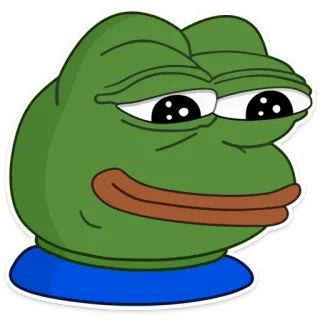 🐸 5ea8cd4e Pepe the Frog Pepe, Meme, Żaba, Internet, Naklejka, Kreskówka telegram sticker