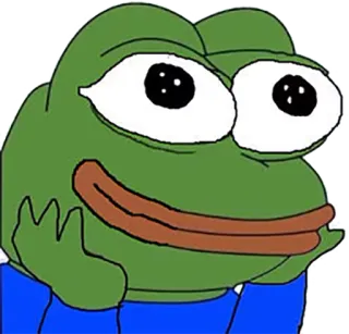 🐸 74d5d9f5 Pepe the Frog pepe, żaba, mem, mem internetowy, postać, zwierzę telegram sticker