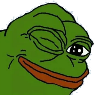 🐸 7bac6f2d Pepe the Frog pepe, żaba, mem, internet, kreskówka, postać telegram sticker