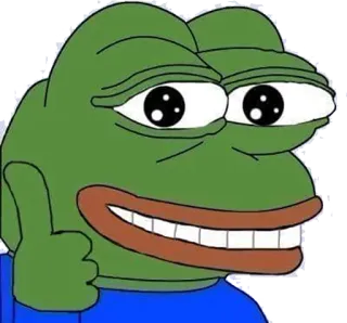 🐸 a70566a3 Pepe the Frog Meme, Pepe, Żaba, Internet, Kreskówka, Postać telegram sticker